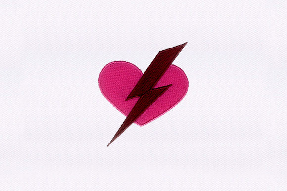 Electric Heart: A Craft Fair-Ready Embroidery Design