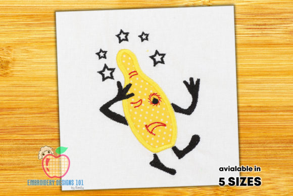 Funny Bowling Pin Applique Review