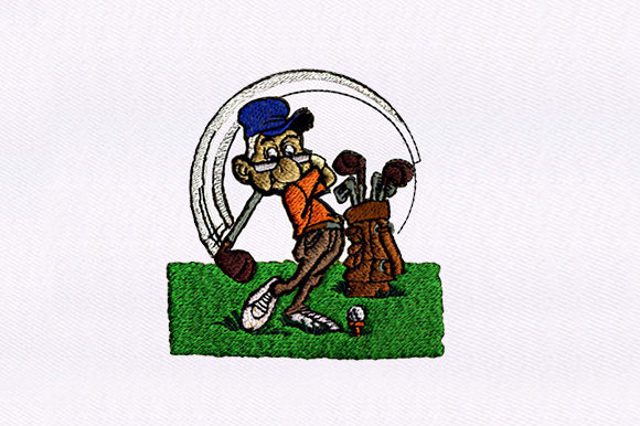 Golf Playing Grandpa