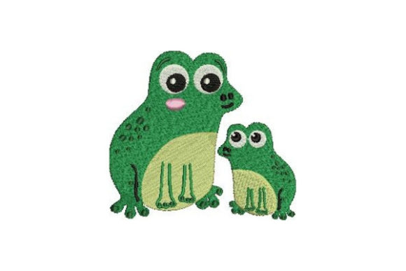 Mom and Baby Frog: A Real-World Embroidery Review