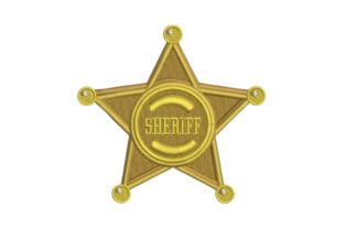 Sheriff Badge Embroidery Design Review