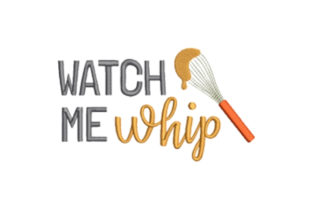Watch Me Whip: A Playful Holiday Kitchen Embroidery